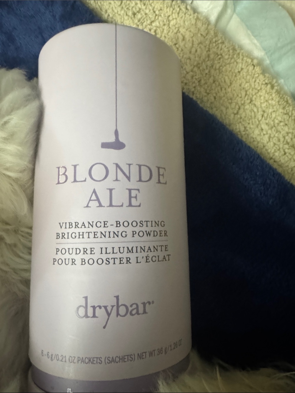 Drybar Blonde Ale Brightening Powder - Light Lavender Packaging